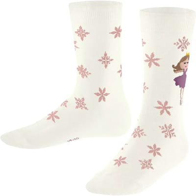 FALKE Fairy gedessineerd katoen sokken kinderen wit - maat 23-26