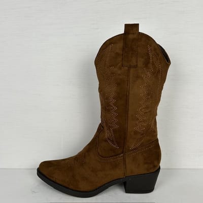 Gave suèdine cowboylaars lichtbruin Bruin / 37