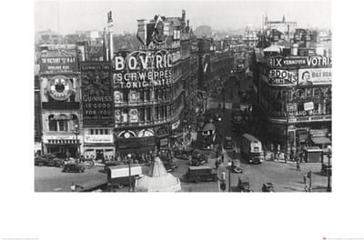 Kunstdruk Time Life - Piccadilly Circus London 1942 60x80cm