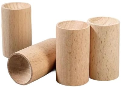 4 stuks - Diffuser - Houten Diffuser voor Etherische Olie - Aromatherapie Diffuser - Langdurige Geur - Geschikt voor Thuis, Badkamer, Kantoor, Garderobekast, Schoenenkast, Toilet, Auto, Yogastudio, Sauna - 25 mm x 25 mm x 45 mm