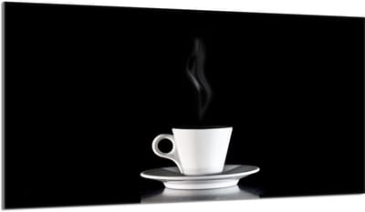 TMK ArtDeko - G-Series - Panbeschermer - Koffiekleurig Glas - 90x52 cm