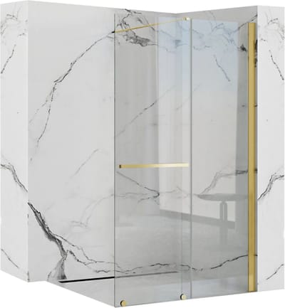 Rea Cortis Gold 120 - Douchewand - 120 cm - Goud
