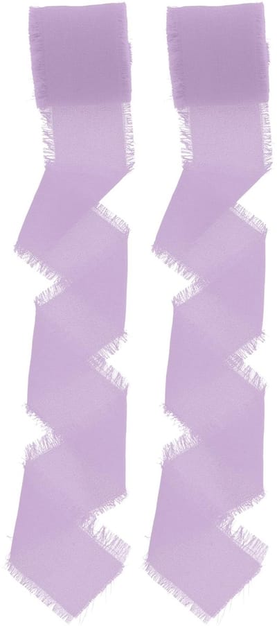 Dailygoods- Cadeaulint 4 cm breed - Decoratief Lint - Lichtpaars - 2 Rollen - 10 m Totaal - Duurzaam Polyester - Decoratielint