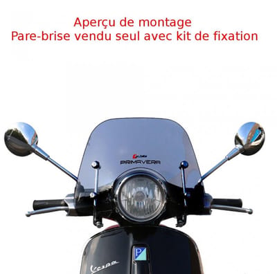 Pare brise Faco pour scooter Piaggio 50 Vespa Primavera 2T 2015 à 2017 Neuf