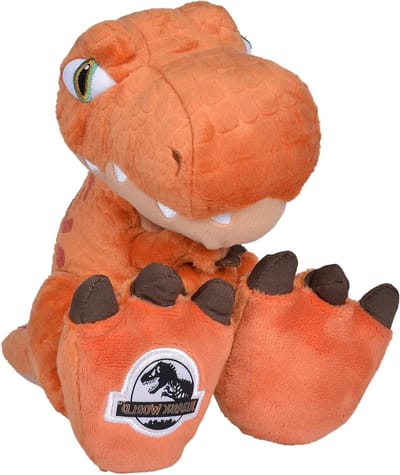 Pluche Dino - Knuffel Speelgoed - Kinderen Spelen - Zacht Materiaal - 46 cm - Bruin