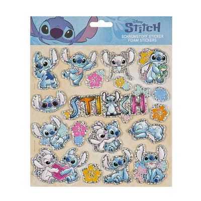 Lilo en Stitch stickers - Glitter stickers - stickers met glittereffect Stitch (6555449)
