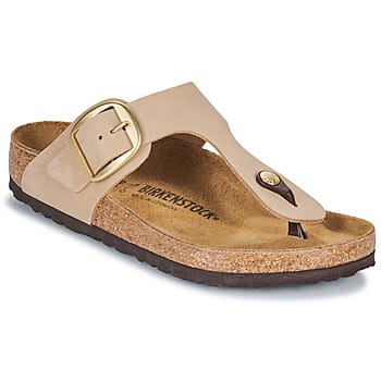 Leren sandalen voor vrouwen Birkenstock Gizeh Big Buckle Birko-Flor Patent
