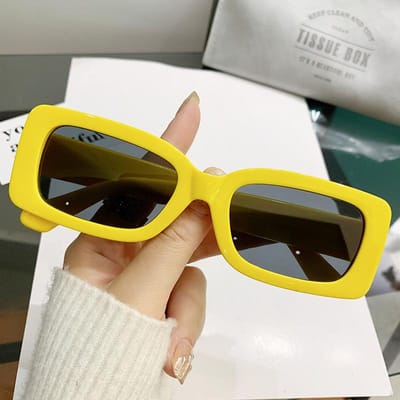 Klassieke Vierkante Zonnebrillen Voor Vrouwen Mannen Rechthoekige Zonnebril Vrouwen Ovale Vorm Bril Oculos De Sol voor Mannen Vrouwen Brillen MULTI white