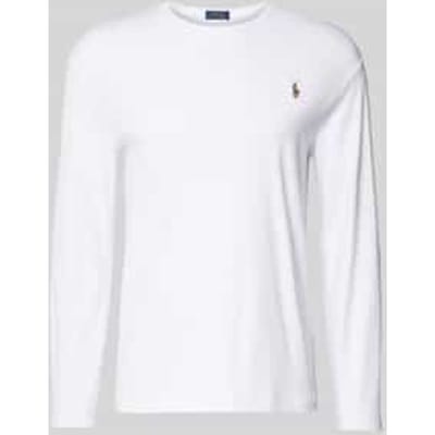 Regular fit shirt met lange mouwen van pure katoen model 'PIMA'