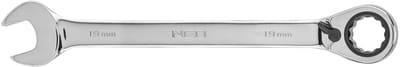 Neo Serie - Ringsteeksleutel met Ratelsysteem - 19 mm - Chroom-vanadiumstaal - 72-tands Mechanisme