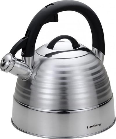 Klausberg 7481 fluitketel - 3L - rvs - alle warmtebronnen