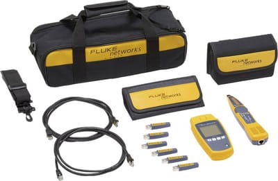 Fluke Networks 5018513 MS-POE-KIT Kabelmeter Meetbereik: Netwerk, Telecommunicatie, Audio/Video