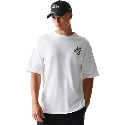 New Era Floral Grphc Os T-shirt Wit
