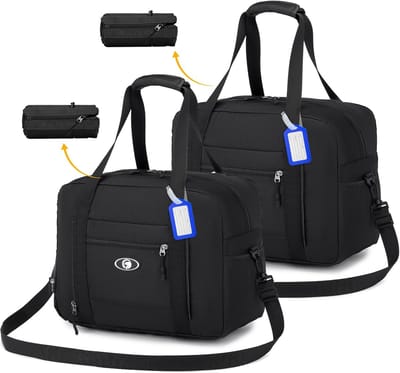 Opvouwbare Handbagage 40x30x20 cm - 25L Weekendtas voor Vliegtuig en Sport