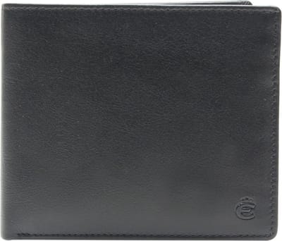 Esquire Portemonnee Logo Billfold Wallet Black Zwart