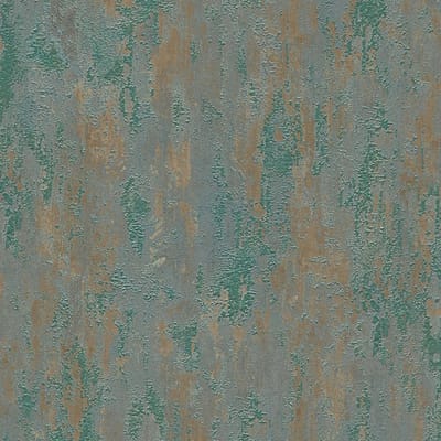 Ton sur ton behang Profhome 326512-GU vliesbehang licht gestructureerd tun sur ton glimmend groen bronzen bruin 5,33 m2