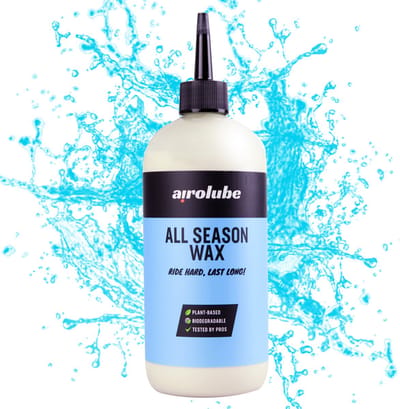 Airolube All Season Wax - Natuurlijke kettingwax voor natte en droge weersomstandigheden - Biologisch Afbreekbaar alternatief voor Squirt Lube - Chain Wax - Chain Lube - Smeermiddel voor Fietsketting - 500ml