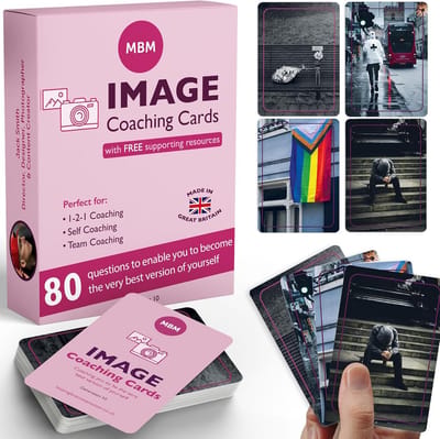 Coaching Kaarten - Flashkaarten Beeldkaarten - Gesprekken Stimuleren - Visueel Geïnspireerd - 10.4 x 7.5 cm - Multicolor