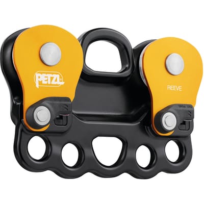 Petzl REEVE Yellow – Geïntegreerde Katrol 13 mm & 8 KN