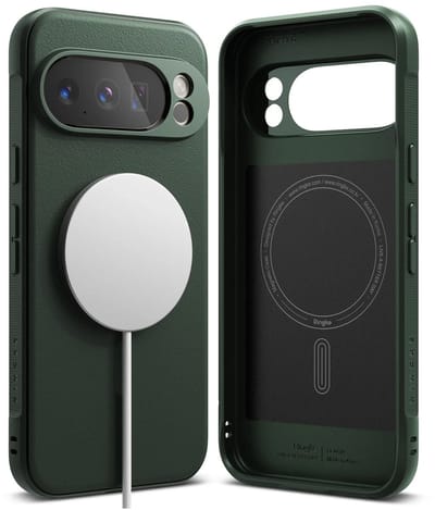 Ringke Onyx Magnetic | Hoesje Geschikt voor Google Pixel 10 Pro XL | Compatibel met MagSafe / Qi2 | Back Cover Flexibel TPU | Groen