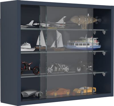Houten glazen opknoping vitrinekast Muur vitrinekast Collectible decoratieve verzamelaar vitrinekast Drivalo S