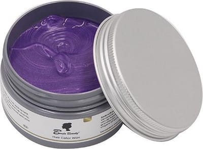 BenjaBeauty Haarwax - Haarkleuring - Haarverf - Carnaval - Halloween - Cosplay - Haarcrème - Paars