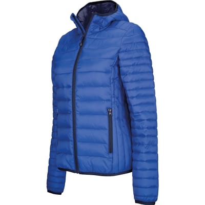Kariban Ladies' lightweight hooded padded jacket K6111 - Light Royal Blue - S