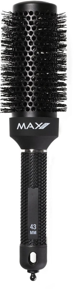 Max Pro Keramische Ronde Borstel 43mm - Barber borstel - Jongens en meisjes - Round brush - Brostel - Roundbrush - Krulborstel - Fohnborstel - Styling brush