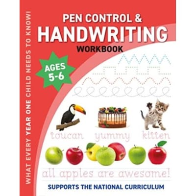 Pen Control & Handwriting Workbook - Wonders Of Learning Educational Workbook - Year 1