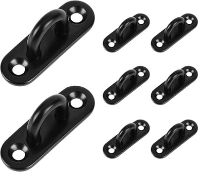 Dailygoods- Oorhaakjes 40 kg - Ophanghaken Tuingereedschap - Zware Ooghaakjes - Plafondhaken - Planthaken - Roestvrijstalen Haken