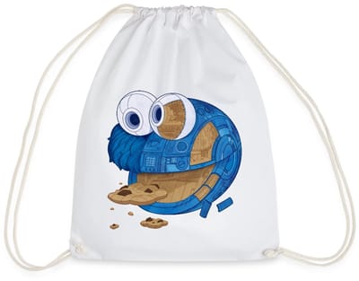 Sesamstraat Koekiemonster Machine Gymtas