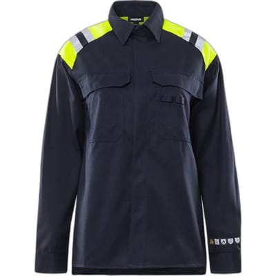 Fristads Flamestat Overhemd Dames 7099 Ats - Donker marineblauw - S