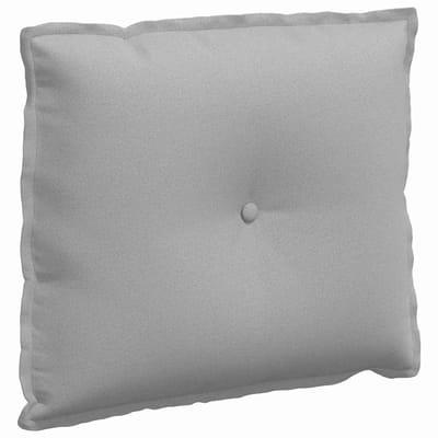 vidaXL - Rugkussen - Wolkgrijs - 200 - x - 19 - x - 50 - cm - Stof