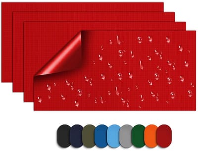 Jas Reparatiepatches - Kleding Plakkers - Scheuren Herstellen - Waterdicht Nylon - 4 Stuks