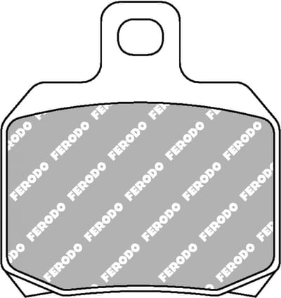 Plaquette de frein Ferodo pour Moto Ducati 1100 Hypermotard Evo Sp Corse 2012 AR Neuf