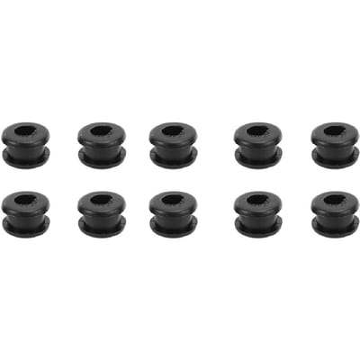 Plafondventilator Dempers Vervanging Laag Geluid Rubber Ventilator Afdichtingsringen voor Geluidsreductie Zwart gray