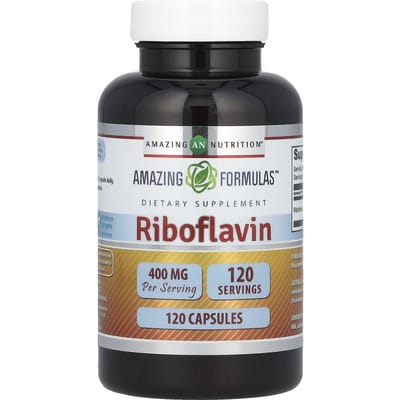 Amazing Nutrition, Riboflavine, 400 mg, 120 Capsules