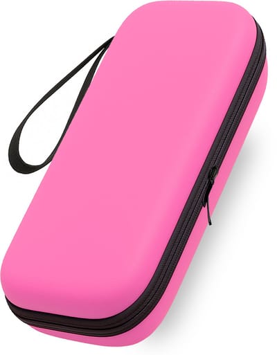 Hoesje Geschikt voor Nintendo Switch 2 Hoes Bescherm Case Hardcover Met Polsbandje - Hoes Geschikt voor Nintendo Switch 2 Case - Roze