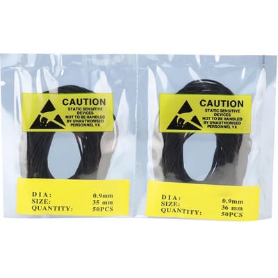 500 stuks 0,9 mm O-ring Rubberen Afdichting Horlogebodem Afdichtingsringen Horloge Reparatiegereedschap black
