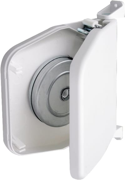 Riemwikkelaar voor rolluiken - Draaibaar, 5m, 14mm, Wit