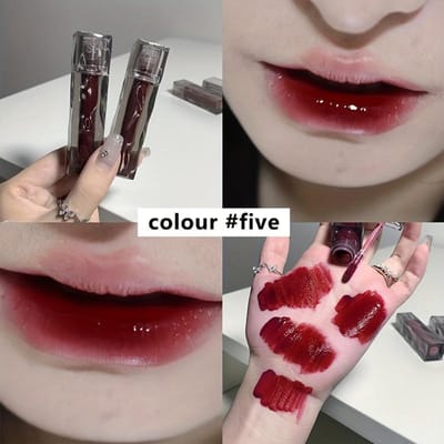 Water Spiegel Lipgloss Waterdicht Langhoudend Roze Lip Tint 6 Kleuren Hydraterende Vloeibare Lippenstift Natuurlijke Make-up Cosmetica