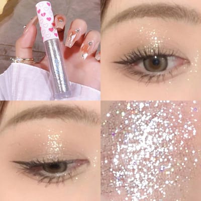 Vloeibare oogschaduw markeerstift Super glanzende blijvende pailletten Monochromatische glitter Brighten cMakeup Pen