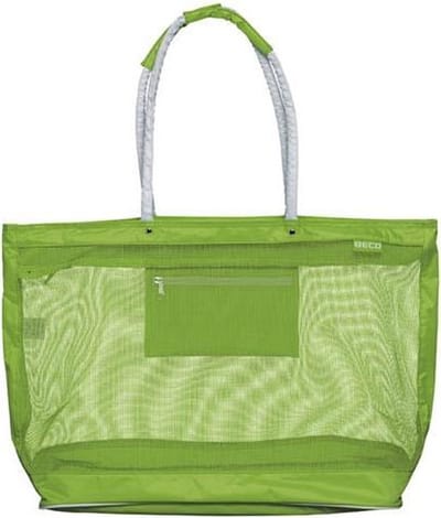 Beco zwemtas/strandtas - mesh - groen