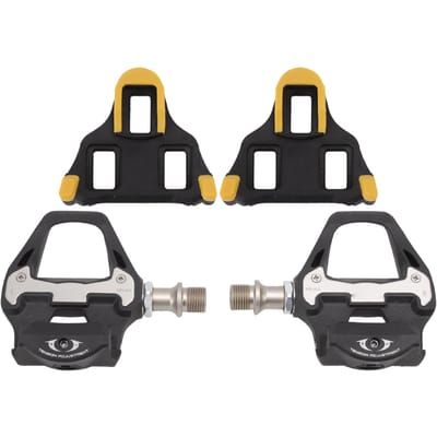 1 Paar Fiets Zelfsluitende Pedalen Mountainbike Lock Pedaal Nylon Fiets Pedaal met Schoenplaatje Accessoire Compatibel voor SPD black