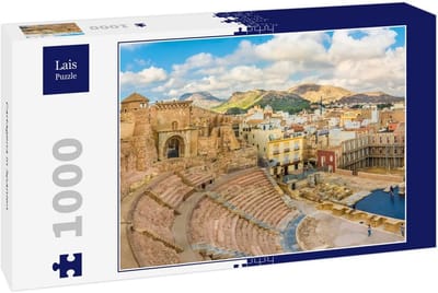 Puzzel Cartagena - Legpuzzel 1000 - Ontspannen Tijdverdrijf - Gedetailleerd Stadsbeeld - 1000 Stukjes - Meerdere Kleuren