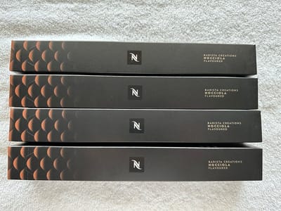 Nespresso NOCCIOLA Cups - 4 x 10 stuks - Koffie cups