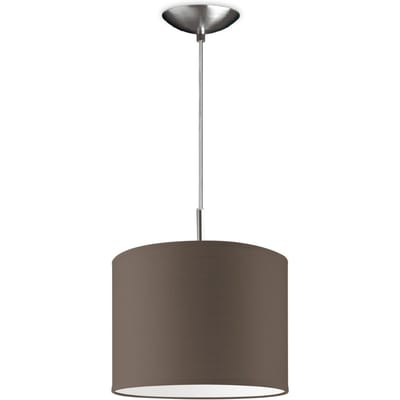 hanglamp tube deluxe bling Ø 25 cm - taupe