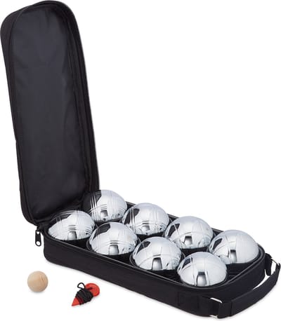 Jeu de boules set - met 8 ballen - accessoires