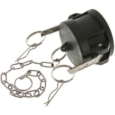 Camlock DN 50 (2'') Koppeling PolypropyleenEnd Cap Type DC MIL-C-27487
