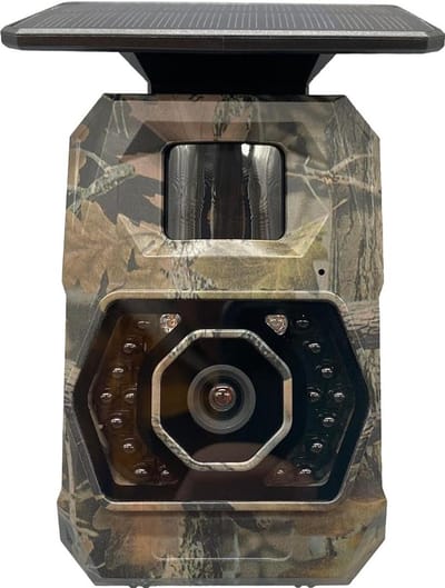 Mini Wildcamera - Nachtzicht Camera - Dieren Observeren - Zonne-energie Opladen - 32 MP Full HD - Groen